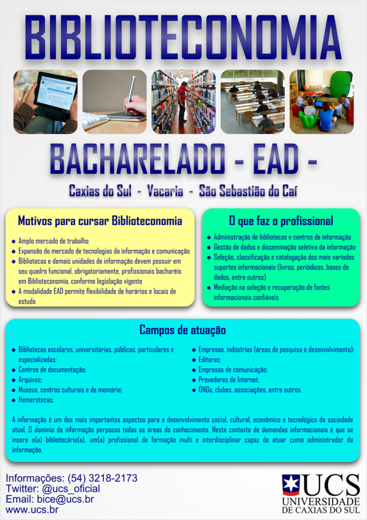 Curso de Biblioteconomia EAD – UCS – ARB