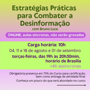 Curso Online Desinformação - Associado